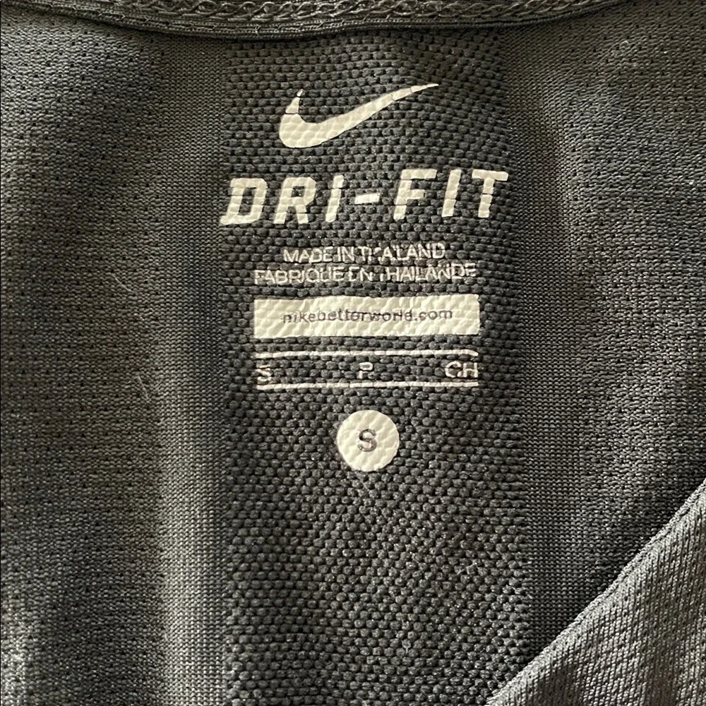 Nike‎ Dri Fit Women's Elite Black V Neck Athletic Tank Top Small